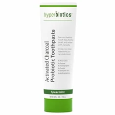 Probiotic Activated Charcoal Toothpaste - 4 Ounce Whitening Fluoride Free Spearm