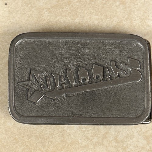 Vintage Metal Belt Buckle Dallas Texas Hit Line Usa eBay