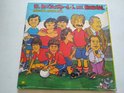 El Rock And Gol Del Mundial Bigote Arrocet 1981 Marfer Maxi LP Vinilo 12'' Nuevo