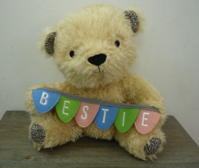 Hummel 8. Wunder weicher Teddy gestrickte Ohren/Pfoten BESTIE Freund Plüschtier 25 cm