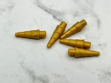 Lego Parts Lot (5) Ct ~ Pearl Gold Horn, Unicorn ~ No 89522