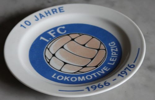 10 jahre lokomotive leipzig 1FC fussball teller alt top deko 1976 colditz gdr - Picture 11 of 16