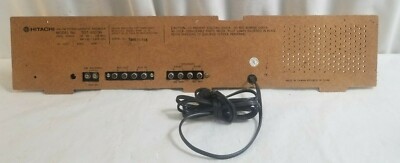 HITACHI SDT-9320H Am Fm Stereo Cassette Recorder REAR INPUT PANEL & POWER CORD