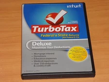 LOOK *CD For FEDERAL RETURN ONLY* *Retail* 2011 TURBOTAX DELUXE CD TURBO TAX CD