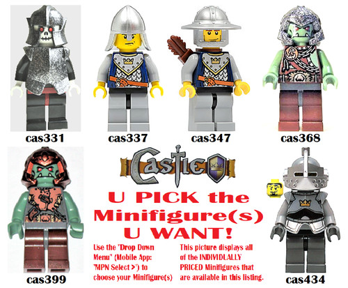 Genuine LEGO U PICK Castle FANTASY ERA Minifigures **USED**