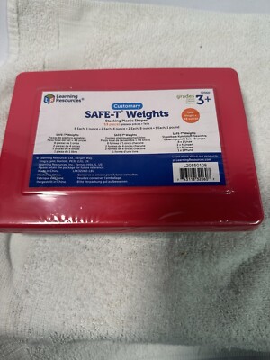 Learning Resources Customary Safe-T Weight Set, 13 Pieces 