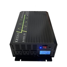 US Car Power Inverter 1000W 12V to 120V 60HZ Pure Sine Wave LCD Display USB
