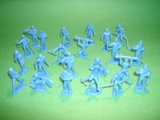 Marx Plastic 25 Figures Air Force Space Personnel Figures Set Recast New 
