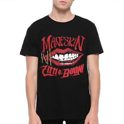 MÅNESKIN Zitti e Buoni Black Tシャツ XL Maneskin Zitti e Buoni T-shirt | eBay