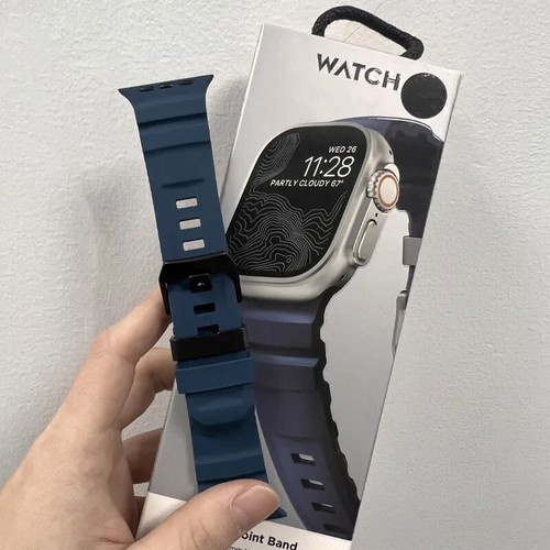 Silicone Sports Band for iWatch Series 10 46mm - Zdjęcie 77 z 80