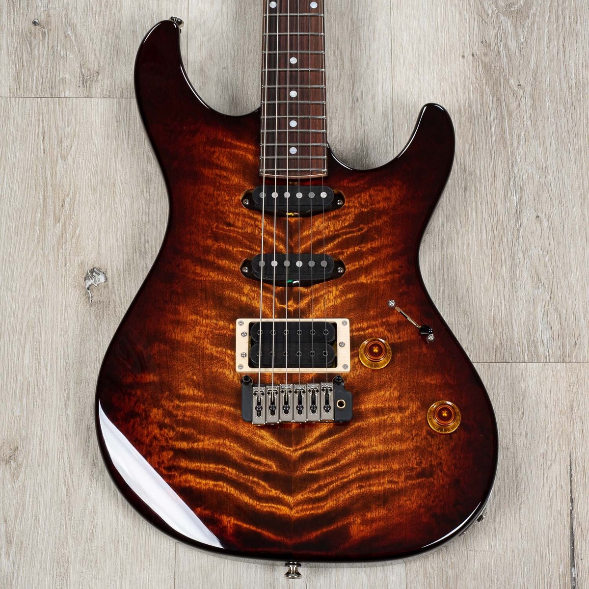Fibenare Roadmaster FB Guitar, Palisander Fretboard, HSS