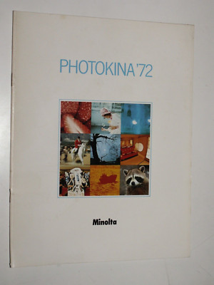 Vintage Minolta Photokina´72 Prospekt (1972)