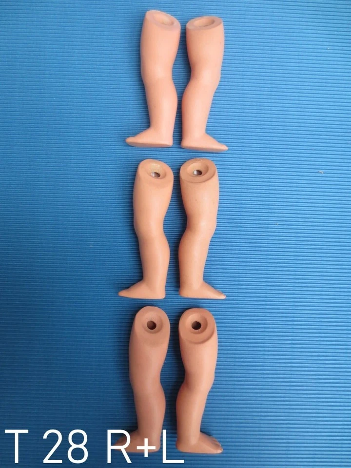 3 PAAR--SCHILDKRÖT--BEINE--T28R-+-T28L-SCHEIBENGELENKE--TORTULON--PUPPENKLINIK - Bild 2 von 2