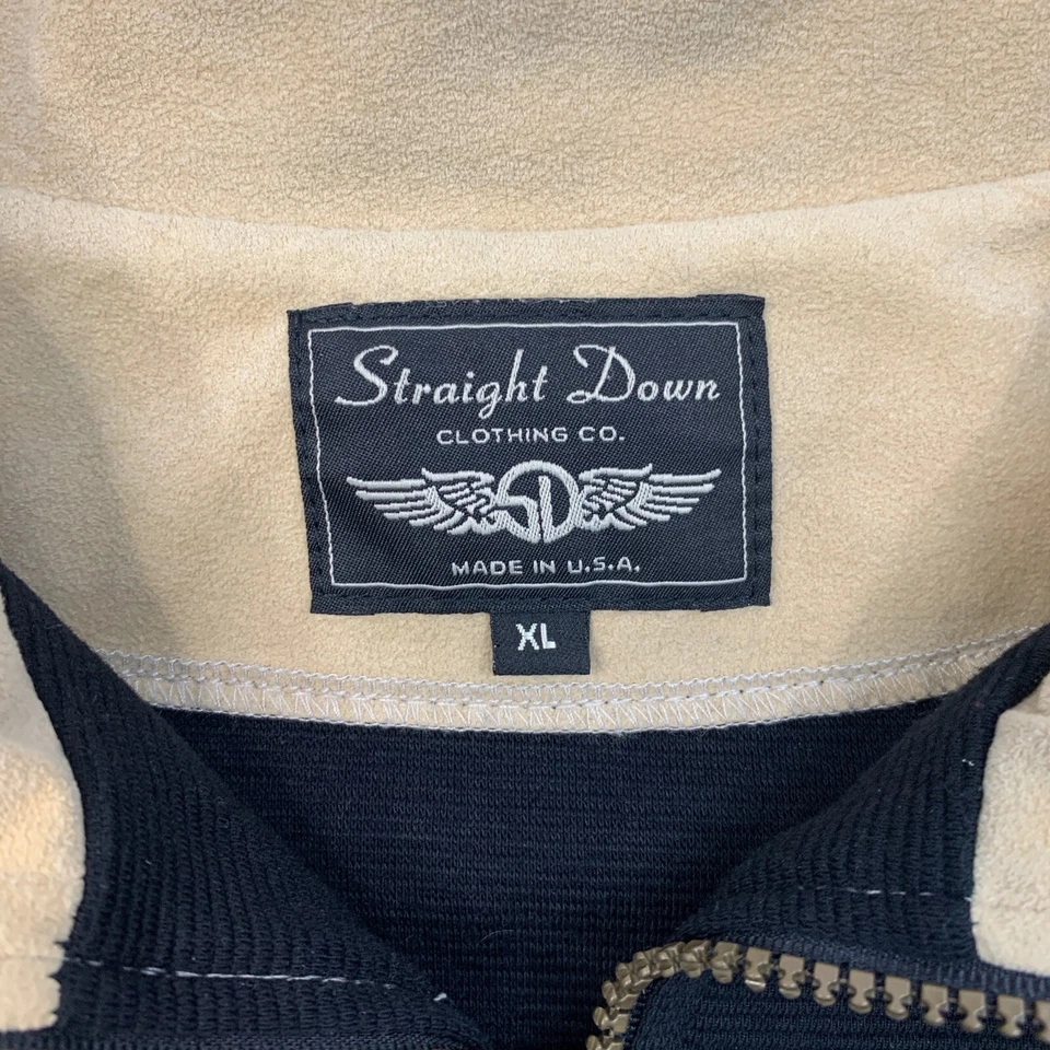 Suéter de golf vintage recto para hombre XL extra grande negro hecho en EE. UU. Foto 4 de 4