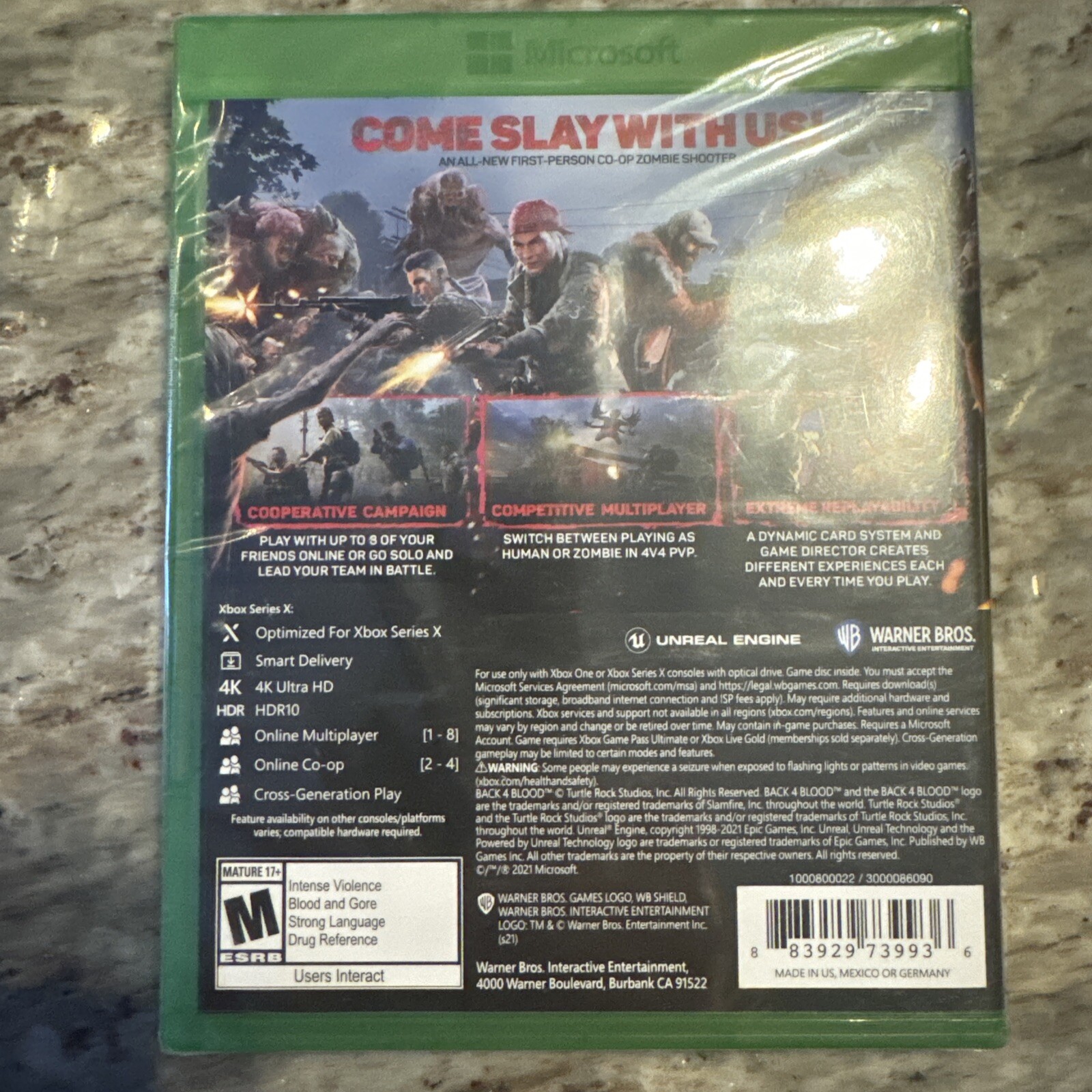 Back 4 Blood - Xbox Series X / Xbox One Lowest price - Supports Veteran Business