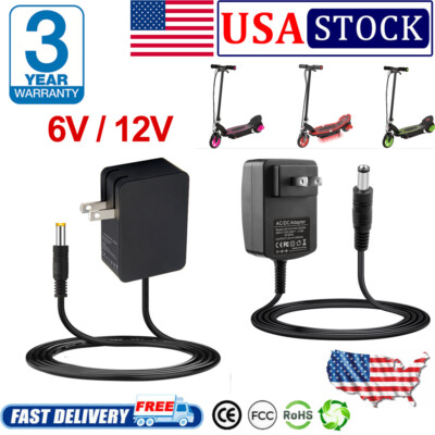 6V 12V Battery Charger for Kids Ride On Car Best Choice Products Wrangler SUV US