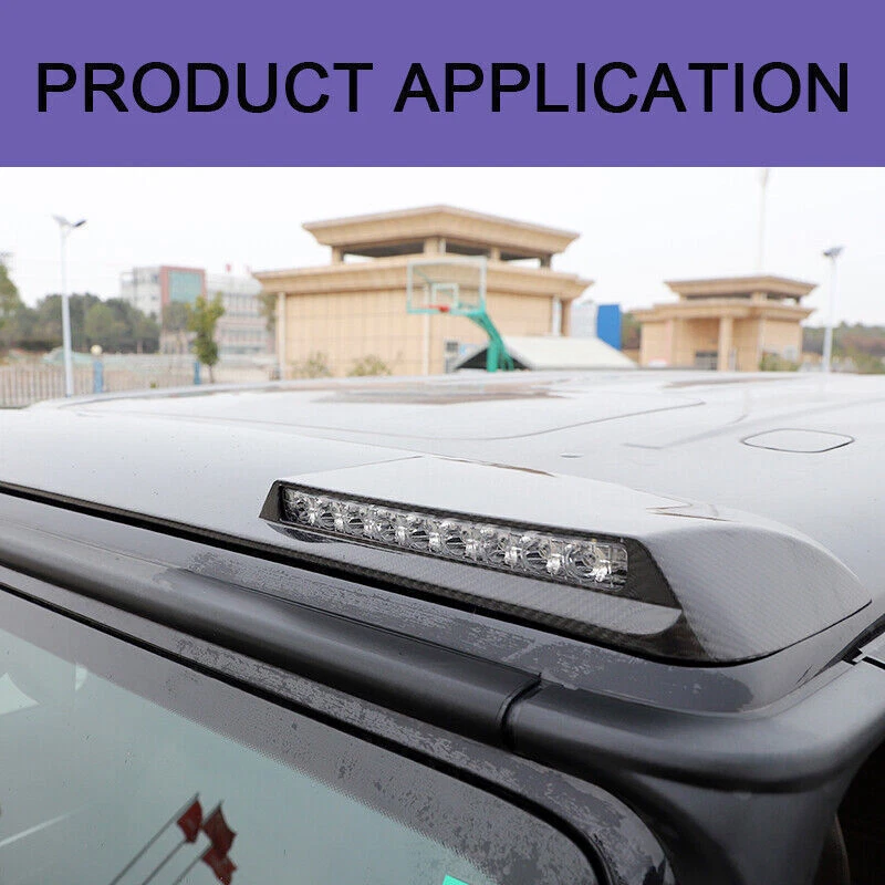 Alerón de techo delantero de fibra de carbono para Mercedes w463 Clase G G550 G63 2004-2018 Foto 4 de 4