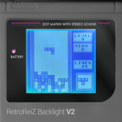 Bivert V2 Backlight Hintergrundbeleuchtung für GameBoy Classic Pocket Mod GB GBP