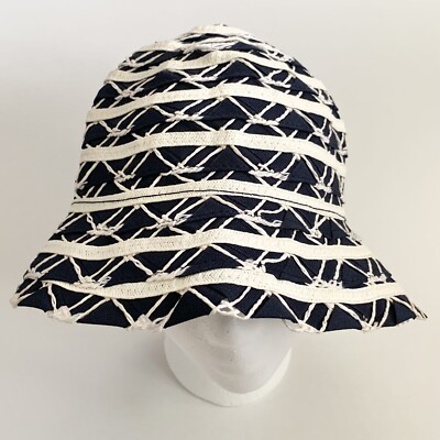 Daniele Meucci Polyester & Paper Straw Bucket Hat Made Italy  display picture 1
