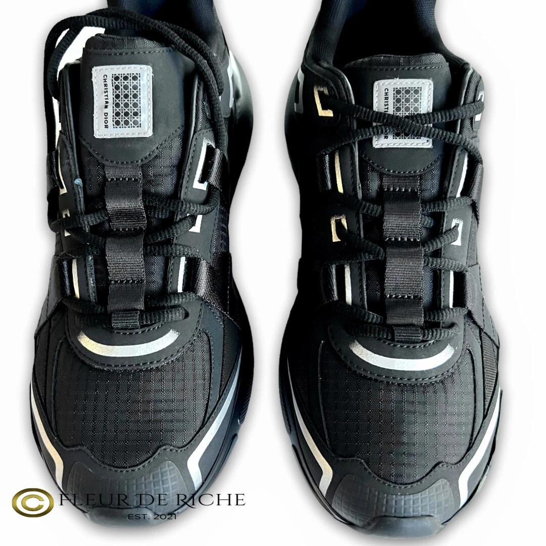Christian Dior B24 Runtek noir argent taille 40