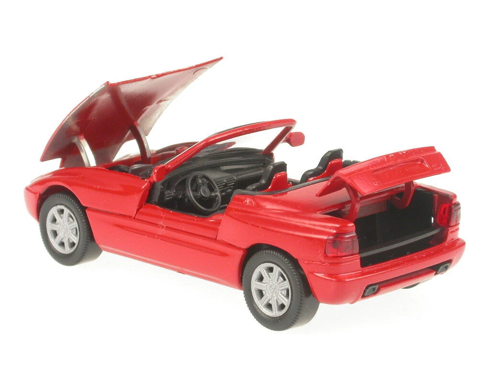 BMW Z1 red diecast model car Schabak 1/43 Präzisionsmodell made in Germany - Image 2 of 4