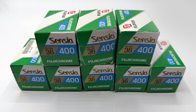 Diafilm - 8x FUJICHROME Sensia 400 NEU & originalverpackt