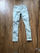 rag and bone Green jean leggings Size 28 X29 Retail 200 Stretch Pockets Women