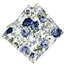 Men's Floral Pocket Square Colorful Patterned Handkerchief for Suits Tuxedo