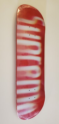 Supreme Skateboard Blurred Logo Color Red FW23 | eBay