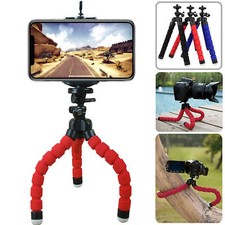 Universal Phone Camera Holder Flexible Octopus Tripod Bracket Selfie Stand Mount