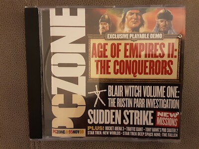 PCZONE AUSGABE 95 CD SPIELE / DEMOS DISK VOM NOVEMBER 2000