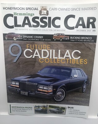 Hemmings Classic Car Magazine December 2010 #75 - Cadillac Collectibles