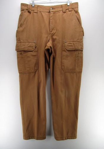 Duluth Pants Men 38X36 Brown Cargo 