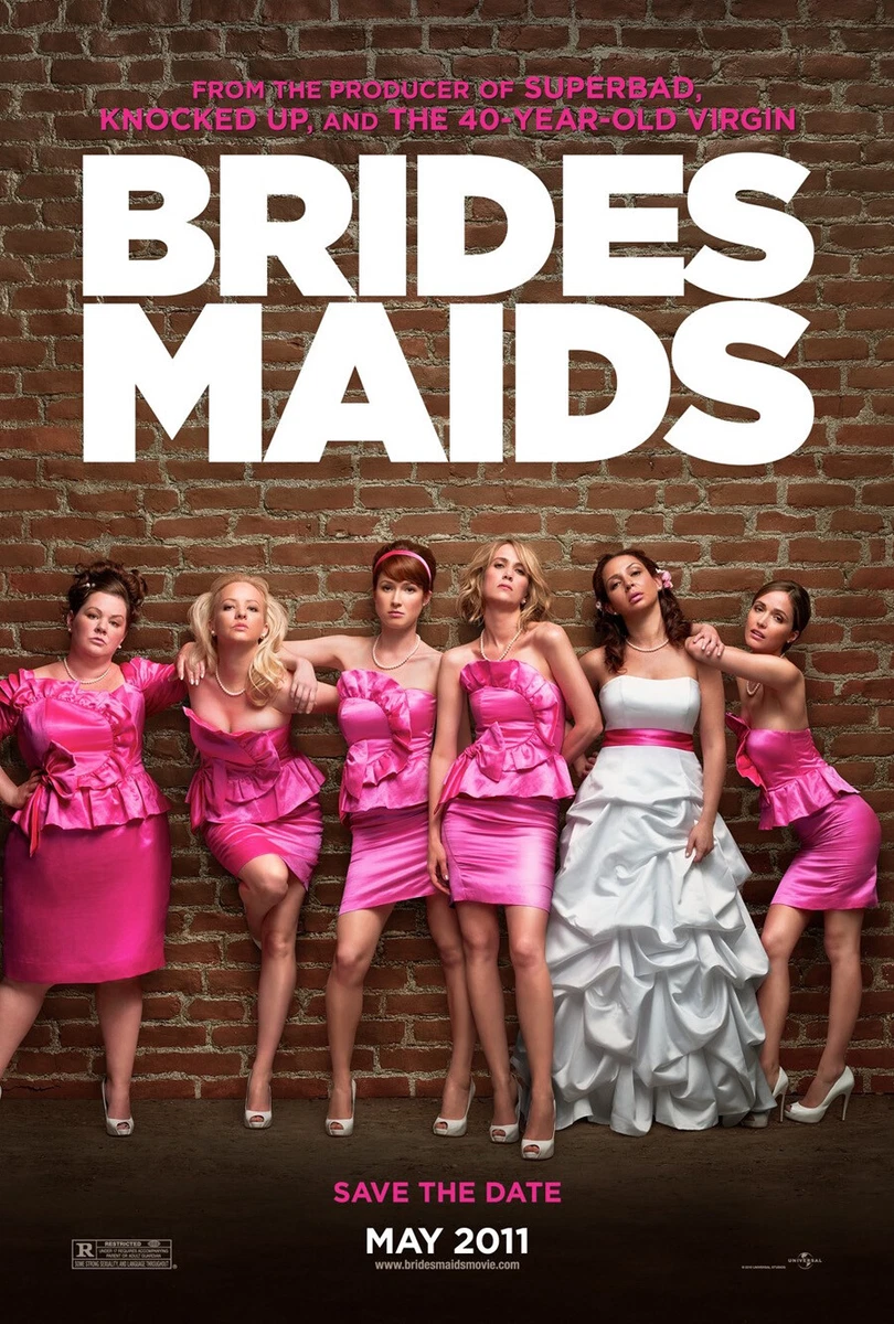 BRIDESMAIDS MOVIE POSTER 2 Sided ORIGINAL Advance 27x40 KRISTIN WIIG | eBay