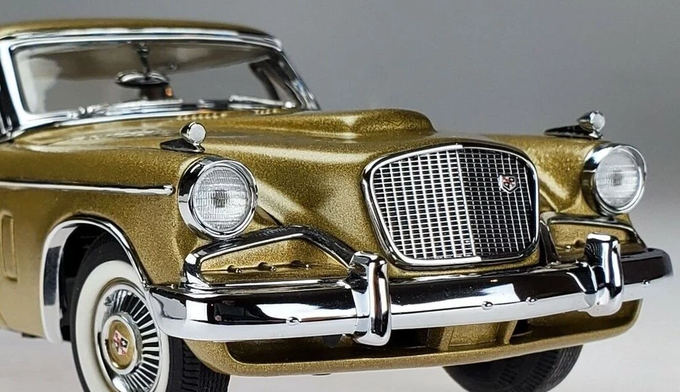 Studebaker Classic Car Custom Built Metal Model Concept 1 Race Vintage24Promo18 - Image 2 of 4