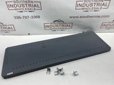 Equipto Shelving 6230-GY Grey 36" x 12" 18 Gauge 650lb Capacity w/ 4-VGrip Clips