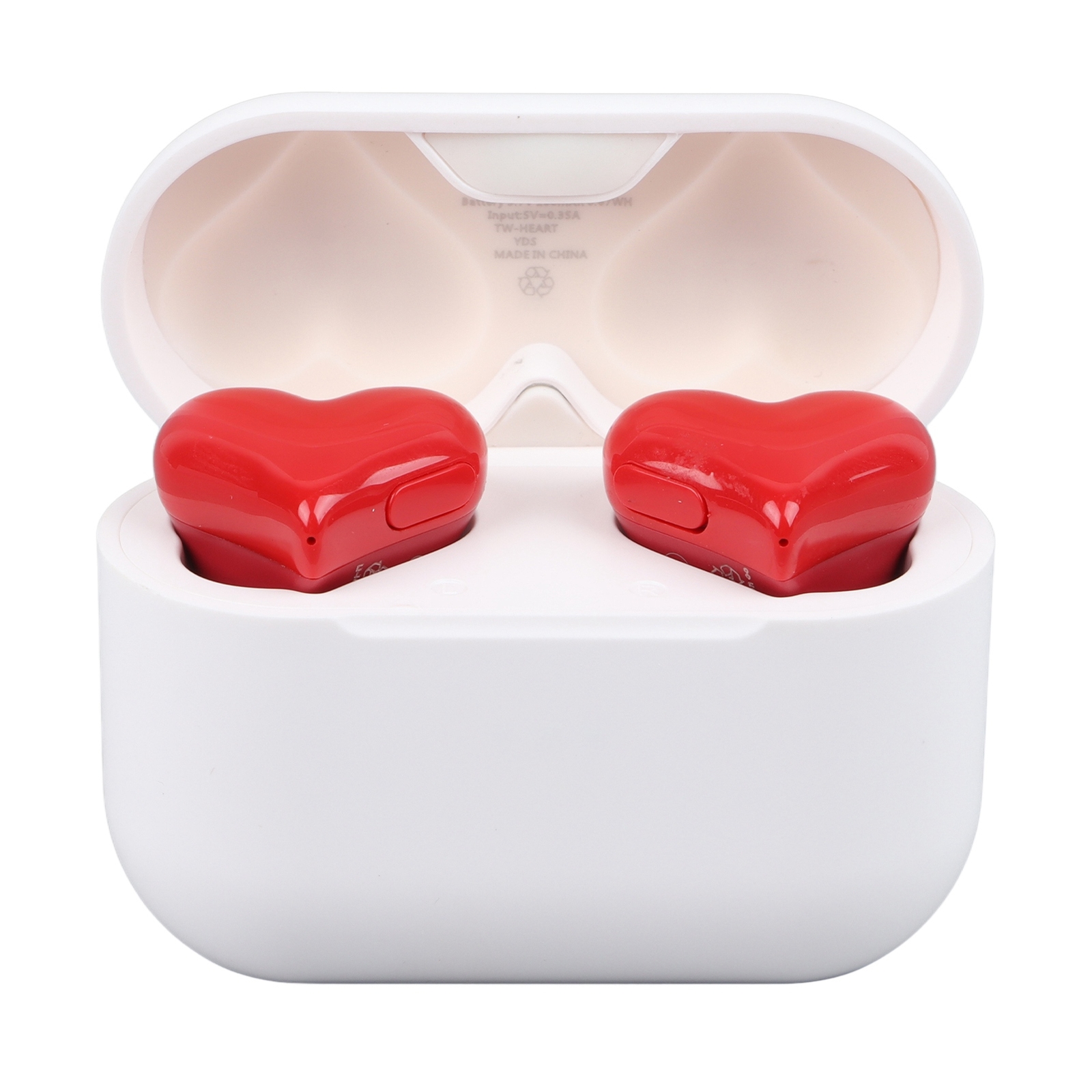 Wireless Earbuds Multifunction Stylish Lightweight Noise Canceling Stereo Heart