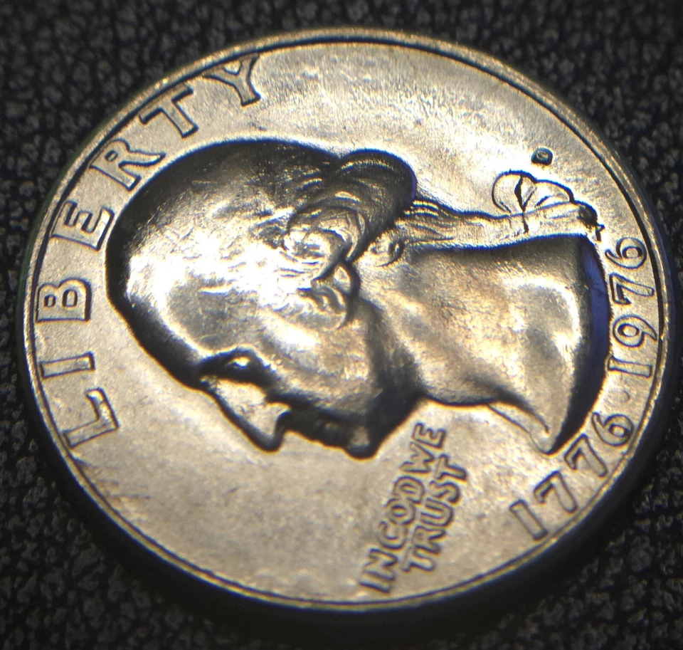 1976 Bicentennial DDO (Doubled Die Obverse) Drummer Quarter: Major Error! - Image 2 of 4