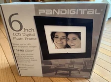 Pandigital 8 Inch LCD Digital Photo Frame 128MB PAN80-2 7.B5 - NEW in Box - NIB 