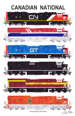 Canadian National Heritage Locomotives 11