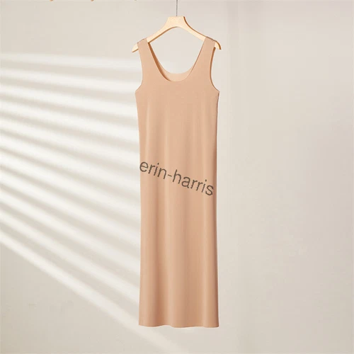 Lady Full Slips Under Dress Slip Anti-Static-Tank Long Midi Dress Petticoat-2024 - Picture 31 of 37