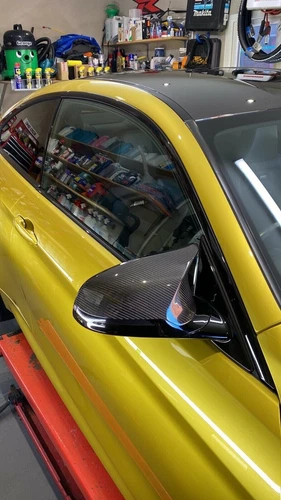 BMW M3 F80 M4 F82 F83 M2 F87 GENUINE CARBON FIBRE SIDE WING MIRROR CAP COVERS