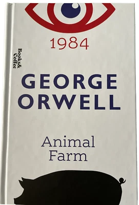 1984 & Animal Farm (2In1) by George Orwell Hardcover Book -NEW