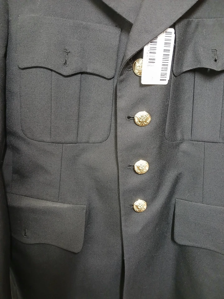 NEW! US Army Dress Blue Uniform Jacket Coat size 40 RC Derossi & Son - Image 2 of 4