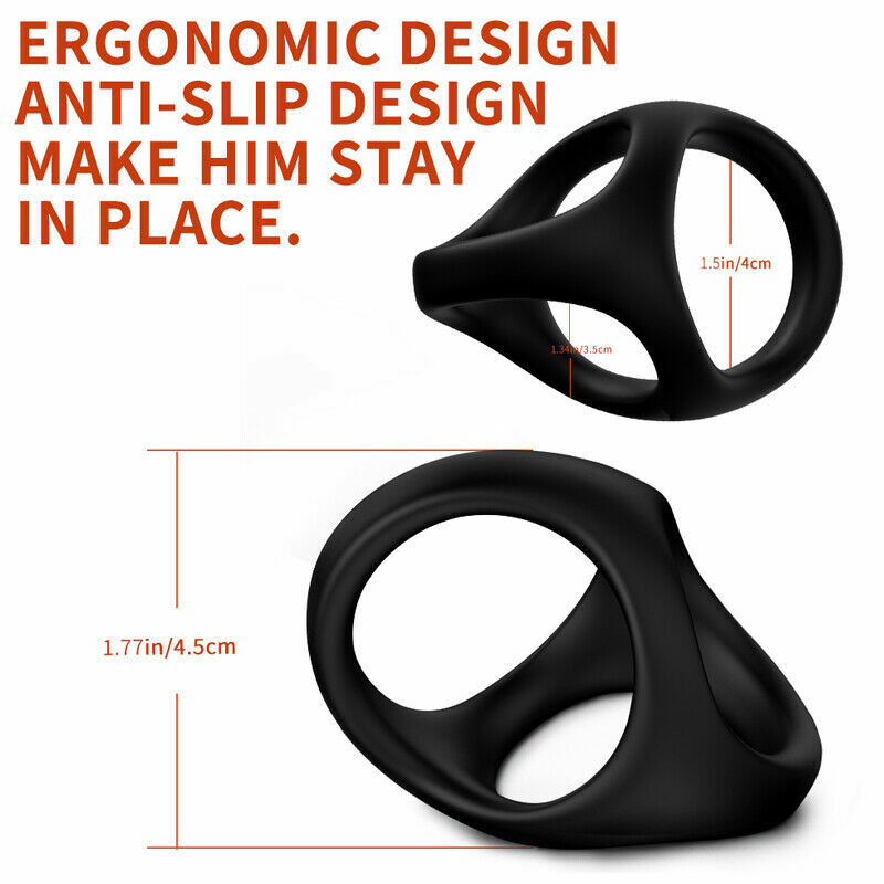 Penis-Extender-Harder-Stronger Male Enhancer Ball-Stretcher-Enhancer-Girth-Ring