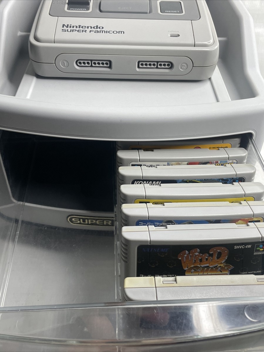 US SELLER - Nintendo Super Famicom Station Rack Caddy Case US SELLER - Nintendo Super Famicom Station Rack Caddy Case