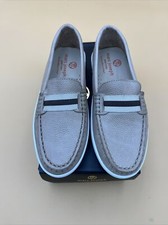 Marc Joseph New York Girls Mulberry Penny Loafer Beige Leather Moc Toe Size 4