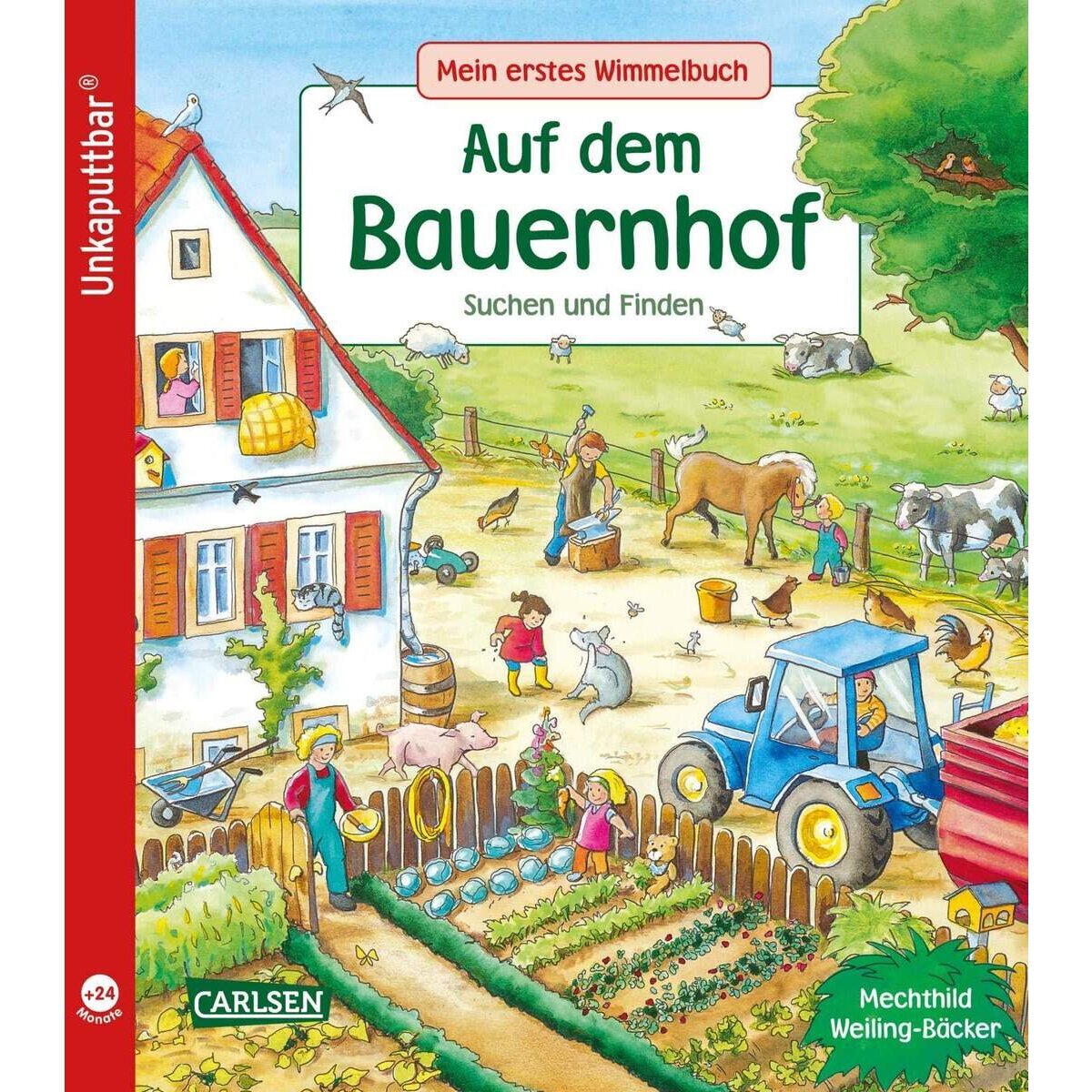 Thumbnail - Carlsen Unkaputtbar: Mein Erstes Wimmelbuch: Auf Dem Bauernhof