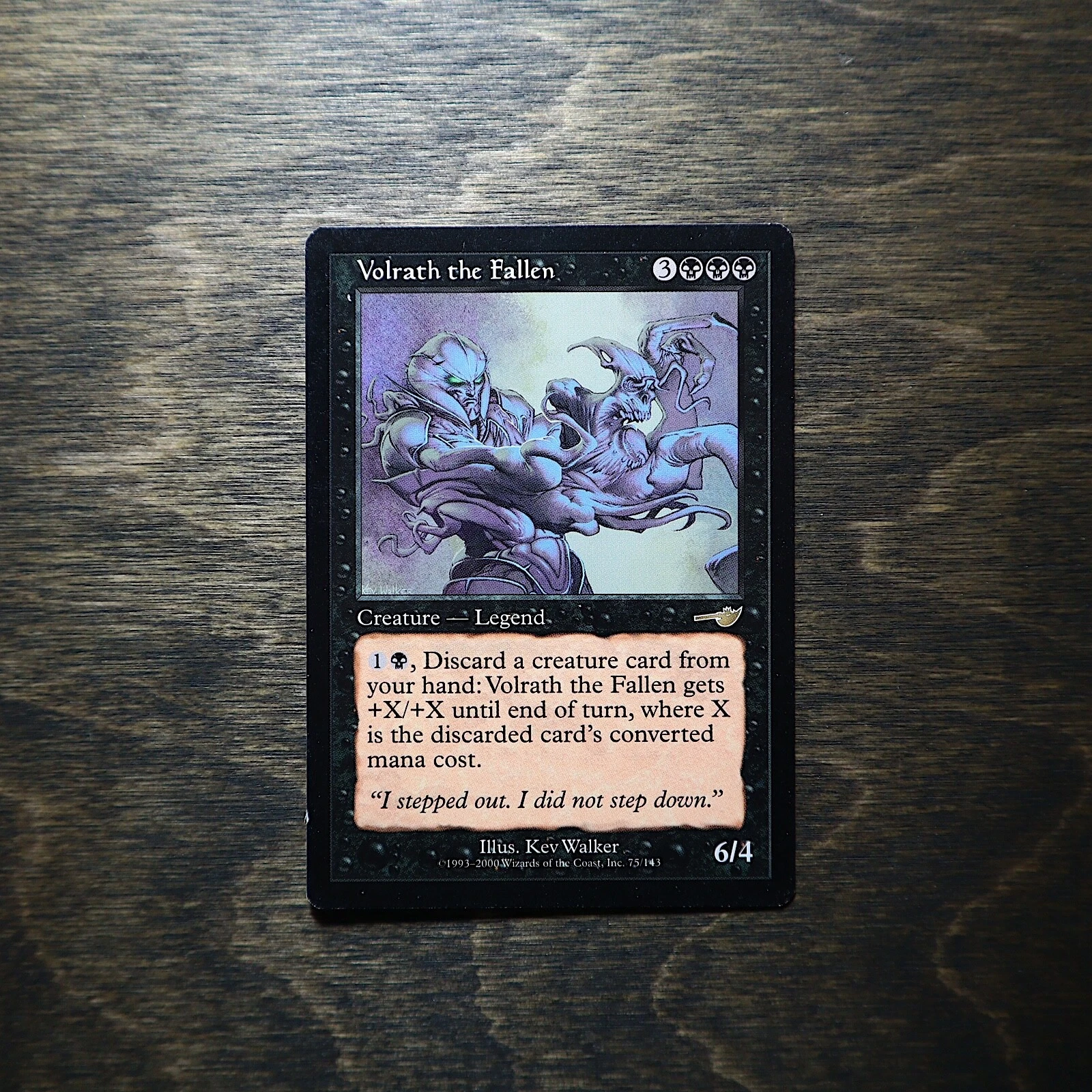 Volrath the Fallen - Nemesis - MTG NEM EDH retro legend English NM