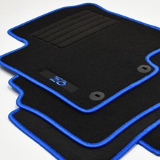 Mattenprofis Velours Logo Fußmatten passend für Hyundai i20 Typ BC ab Bj.2020 bl